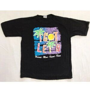 Vintage Unisex Tshirt I Got Leid in Hawaii XL